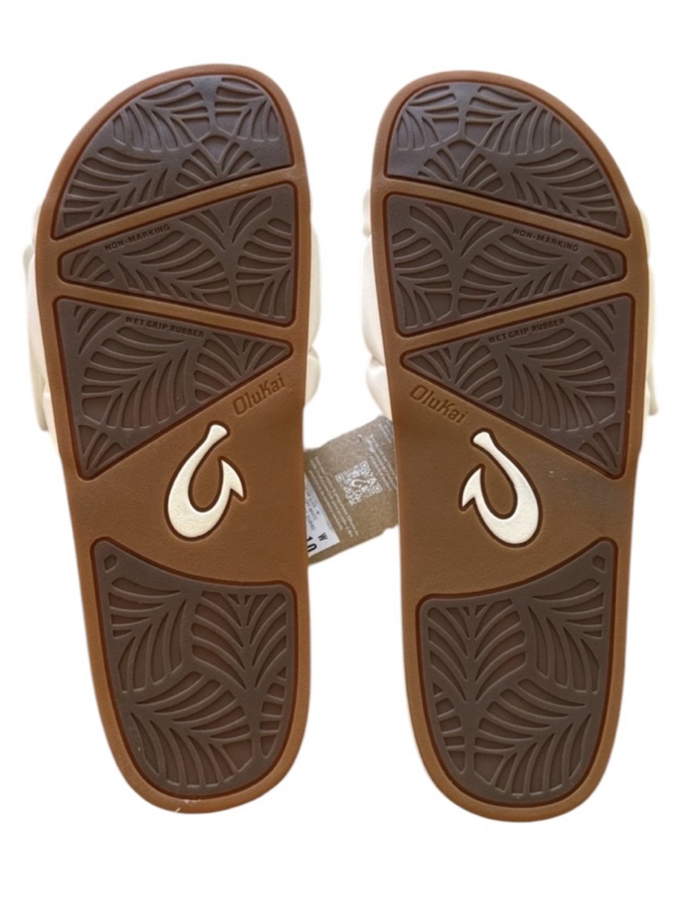 Olukai Sunbeam Slide Comfort Beach Sandals Off-White Women's Size 10 NWT - Picture 5 of 6